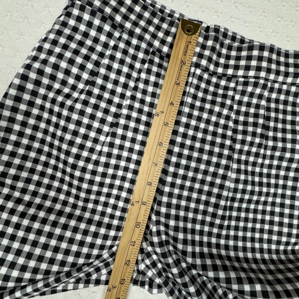 NWT Vixen Micheline Pitt Cigarette Pant Gingham Rockabilly Womens S Black White - Picture 8 of 13